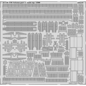Eduard BIG 1:200 USS Arizona part 1 dla Trumpeter