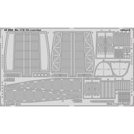 Eduard 48860 Do 17Z-10 Exterior Icm 48243