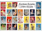 ToRo 1:35 Decals printed posters AMERICAN BEAUTIES / 1930s 