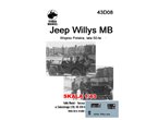 ToRo 1:43 Kalkomanie do Jeep Willys MB