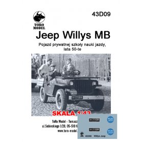 ToRo 1:43 Jeep Willys MB - Pojazd prywatne