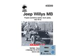 ToRo 1:43 Kalkomanie do Jeep Willys MB