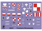 ToRo 1:48 Decals for armored vehicles / Warsaw Uprising 