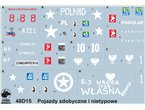 ToRo 1:48 Kalkomanie pojazdy zdobyczne i nietypowe w Wojsku Polskim oraz Polskich Siłach Zbrojnych