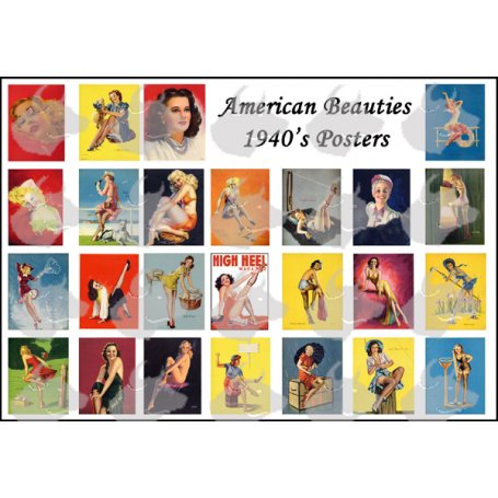 ToRo 1:48 American Beauties 1950'S Posters