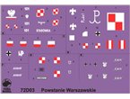 ToRo 1:72 Decals armored vehicles of the Warsaw Uprising 