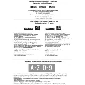 TORO 72D06 1/72 Tablice rejestracyjne, godła ...