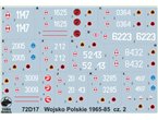 ToRo 1:72 Decals Polish Army 1965 - 1985 pt.2 