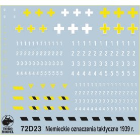 ToRo 1:72 Decals German tactical signs in the September campaign of 1939 