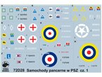 ToRo 1:72 Decals armored cars in PSZ pt.1 
