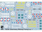 ToRo 1:72 Decals Shermans of Free France pt.1 