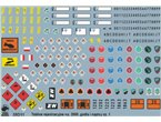 ToRo 1:35 Registration plates wz.2000 / emblems and operating inscriptions of Polish Army vehicles pt.1 