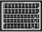 Eduard 1:35 German tool buckles 