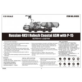Trumpeter 01035 Russian 4K51 Rubezh Coastal