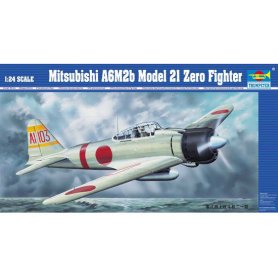 Trumpeter 1:34 Mitsubishi A6M2b Zero fighter mod.21