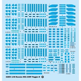 TRUMPETER 02854 MIG-23MF FLOGGER B