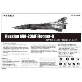 TRUMPETER 02854 MIG-23MF FLOGGER B