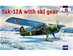 Amodel 1:72 Yakovlev YAK-12A w/skies 