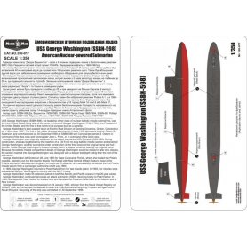 Mikromir 1:350 USS George Washington SSBN-598