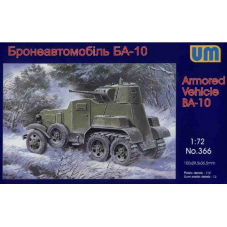 Unimodels 366Armored Vehicle Ba-10 1/72