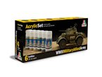 Italeri Paints set WWII MILITARY ALLIED ARMY 