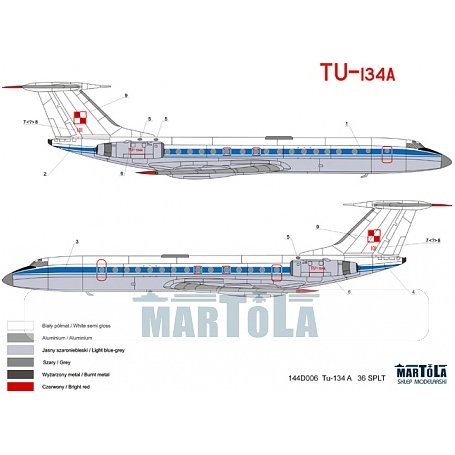 Martola 144D006 Tu-134