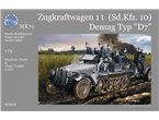MK72 1:72 Zugkraftwagen 1t Sd.Kfz.10 Demag Typ D7