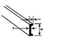 Plastruct Wymiary 1.6 x 0.9 x 0.4 x 250mm 10 sztuk