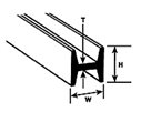 Plastruct Wymiary 4.0 x 4.0 x 7.6 x 380mm 6 sztuk