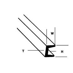 Plastruct Wymiary 1.6 x 1.1 x 0.4 x 250mm 10 sztuk