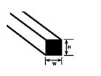 Plastruct Pr?t 0.3 x 0.8 x 250mm 10 sztuk