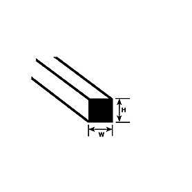 PLASTRUCT 90810 PRĘT 6.4 x 6.4 x 250 * 5 MS-250