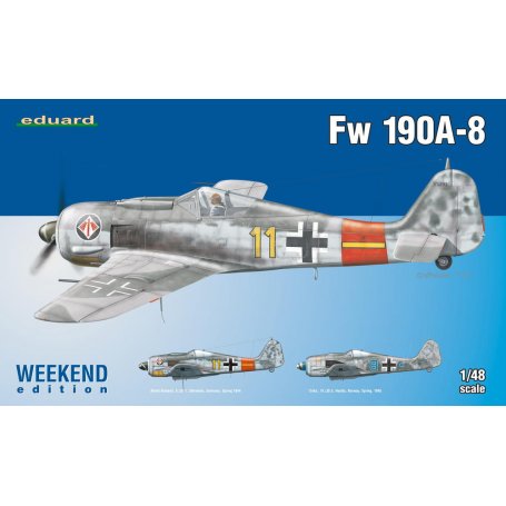 Eduard 1:48 Focke Wulf FW-190 A-8 WEEKEND edition