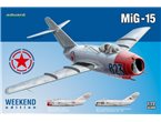 Eduard 1:72 Mikoyan-Gurevich MiG-15 WEEKEND edition 