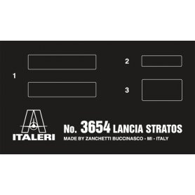 Italeri 1:24 LANCIA STRATOS HF (Rallye Monte Carlo 1977)