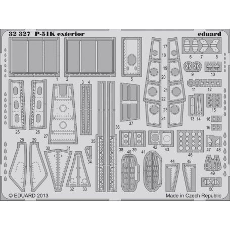 Eduard P-51K exterior TAMIYA