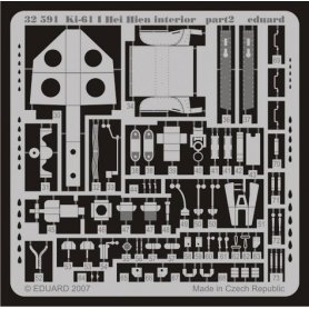 Eduard 1:32 Kawasaki Ki-61 I Hei Hien interior S.A. dla Hasegawa