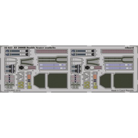 Eduard 1:32 EF 2000 Two-seater seatbelts dla Trumpeter