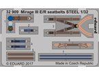 Eduard 1:32 Pasy bezpieczeństwa do Mirage III E / R dla Italeri STEEL