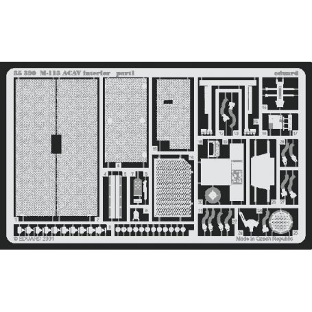 Eduard M-113 ACAV interior TAMIYA