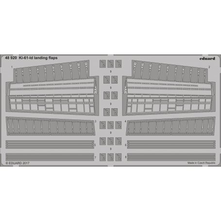 Eduard Ki-61-Id landing flaps Tamiya