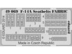 Eduard 1:48 Pasy bezpieczeństwa do Grumman F-14A Tomcat / FABRIC