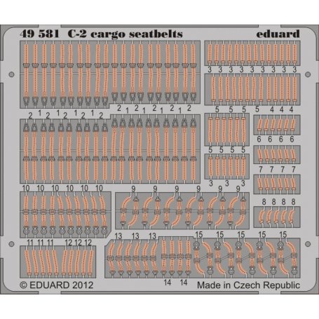 Eduard C-2 cargo seatbelts KINETIC