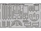 Eduard 1:48 Elementy wnętrza do CF-5A / CF-116 dla Kinetic