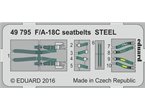 Eduard 1:48 Seatbelts for F/A-18C / Kinetic / STEEL 