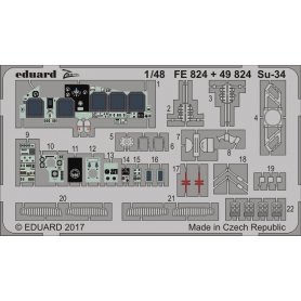 Eduard 1:48 Elementy wnętrza do Sukhoi Su-34 dla Hobby Boss