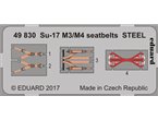 Eduard 1:48 Seatbelts for Sukhoi Su-17 M3 / M4 / Kittyhawk / STEEL 