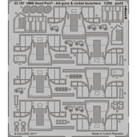 Eduard 1:200 HMS Hood part 1 dla Trumpeter