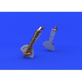 Eduard Bf 109G-6 undercarriage legs BRONZE REVELL