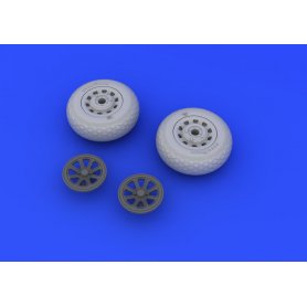 Eduard 1:48 North American P-51 wheels dla Tamiya